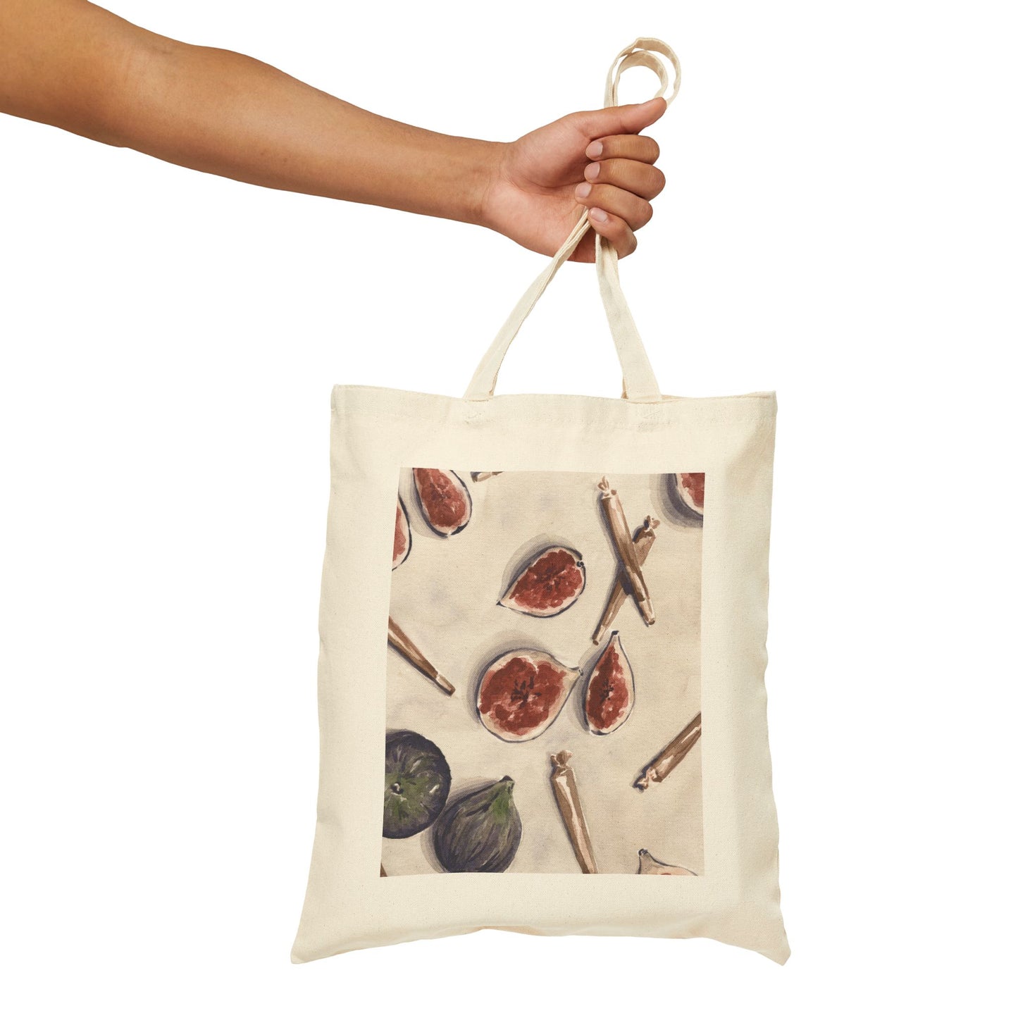 Figs and Joints - Cotton Canvas Tote Bag