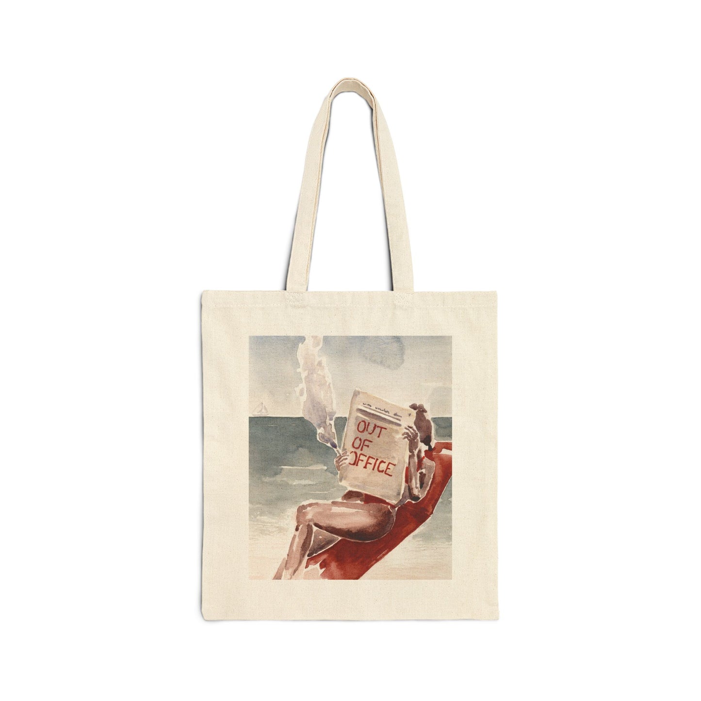 Out of Office - Cotton Canvas Tote Bag