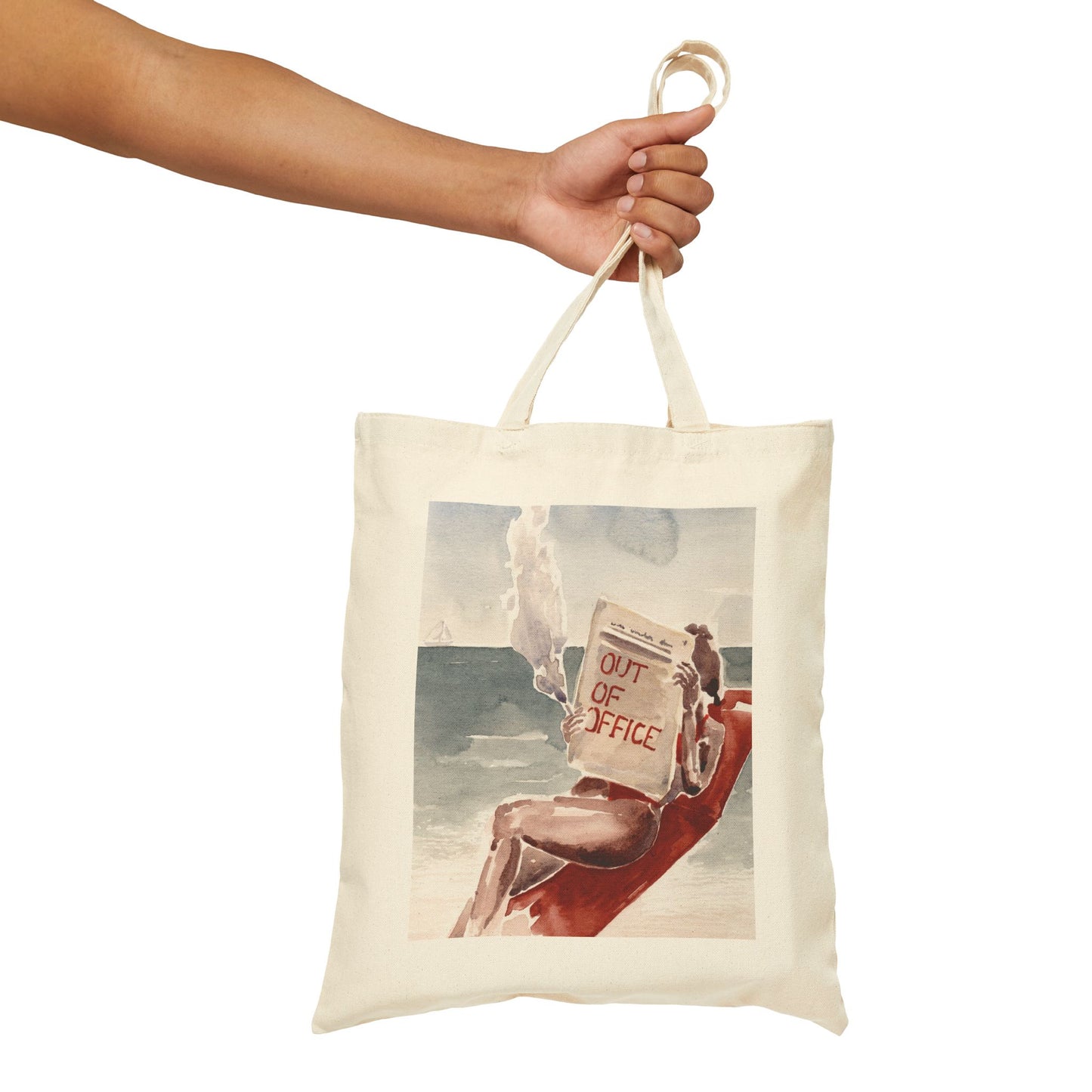 Out of Office - Cotton Canvas Tote Bag