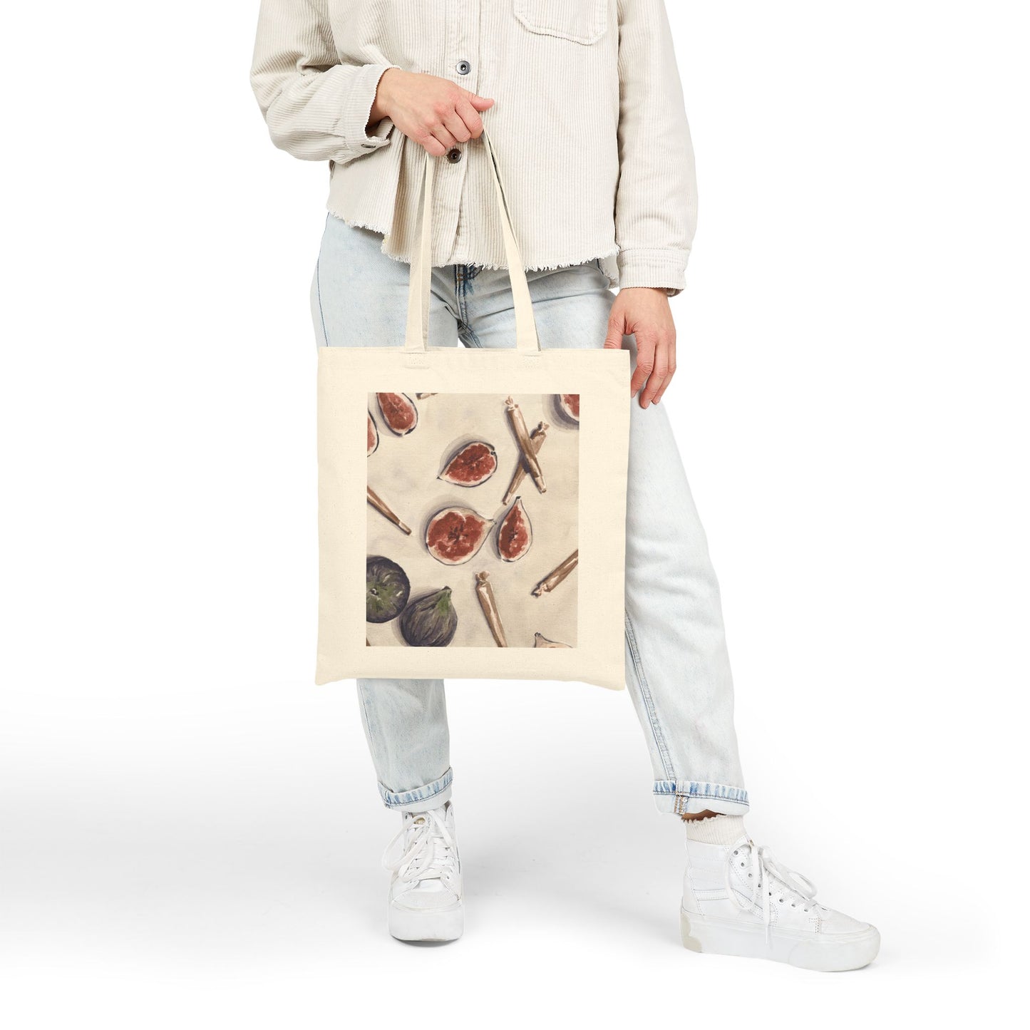Figs and Joints - Cotton Canvas Tote Bag