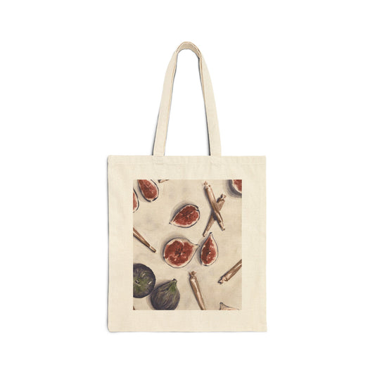 Figs and Joints - Cotton Canvas Tote Bag