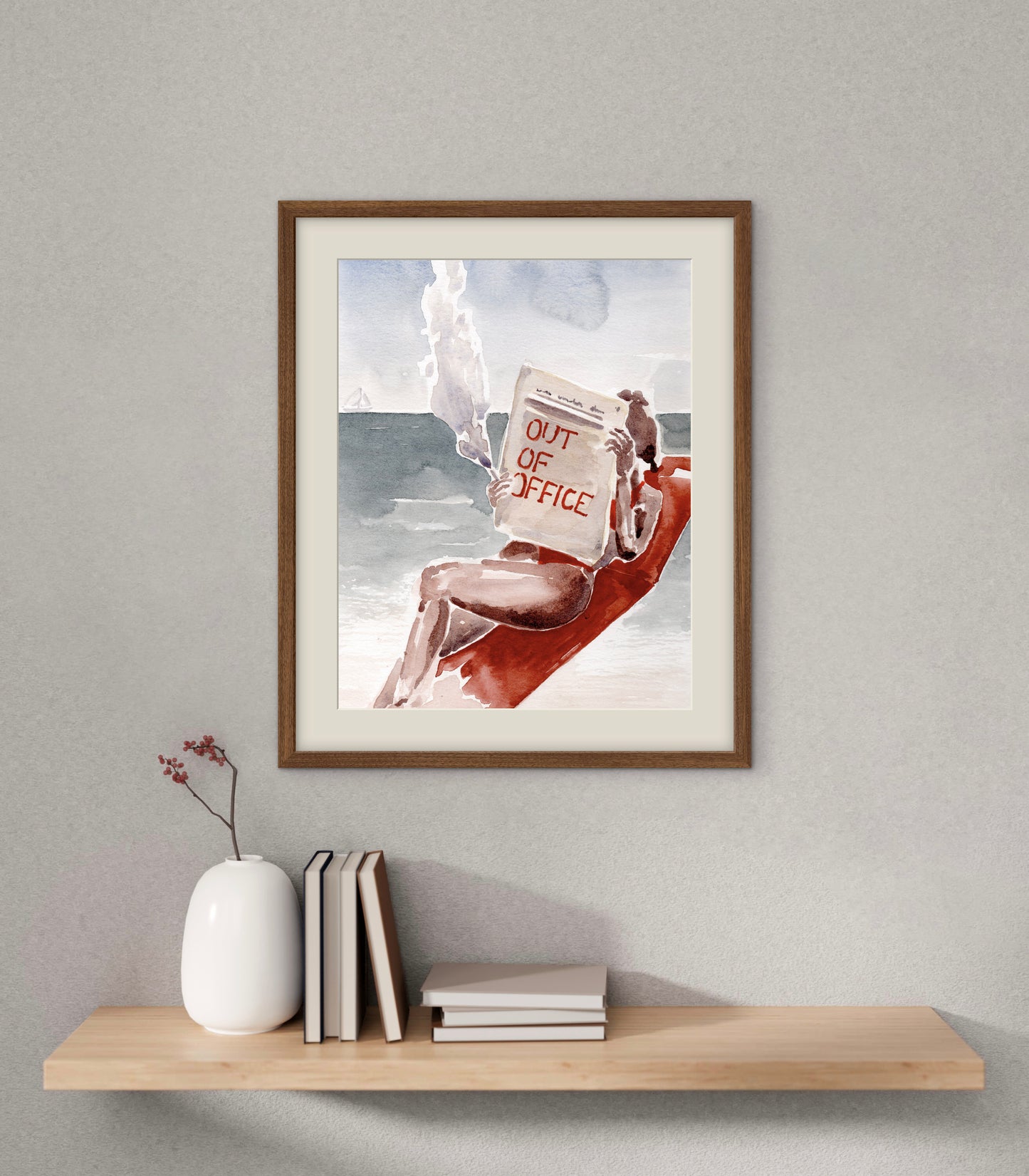 Out of Office - Fine Art Poster